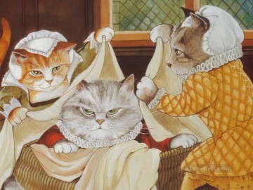 猫 Painting - シェイクスピア・キャッツ スーザン・ハーバート